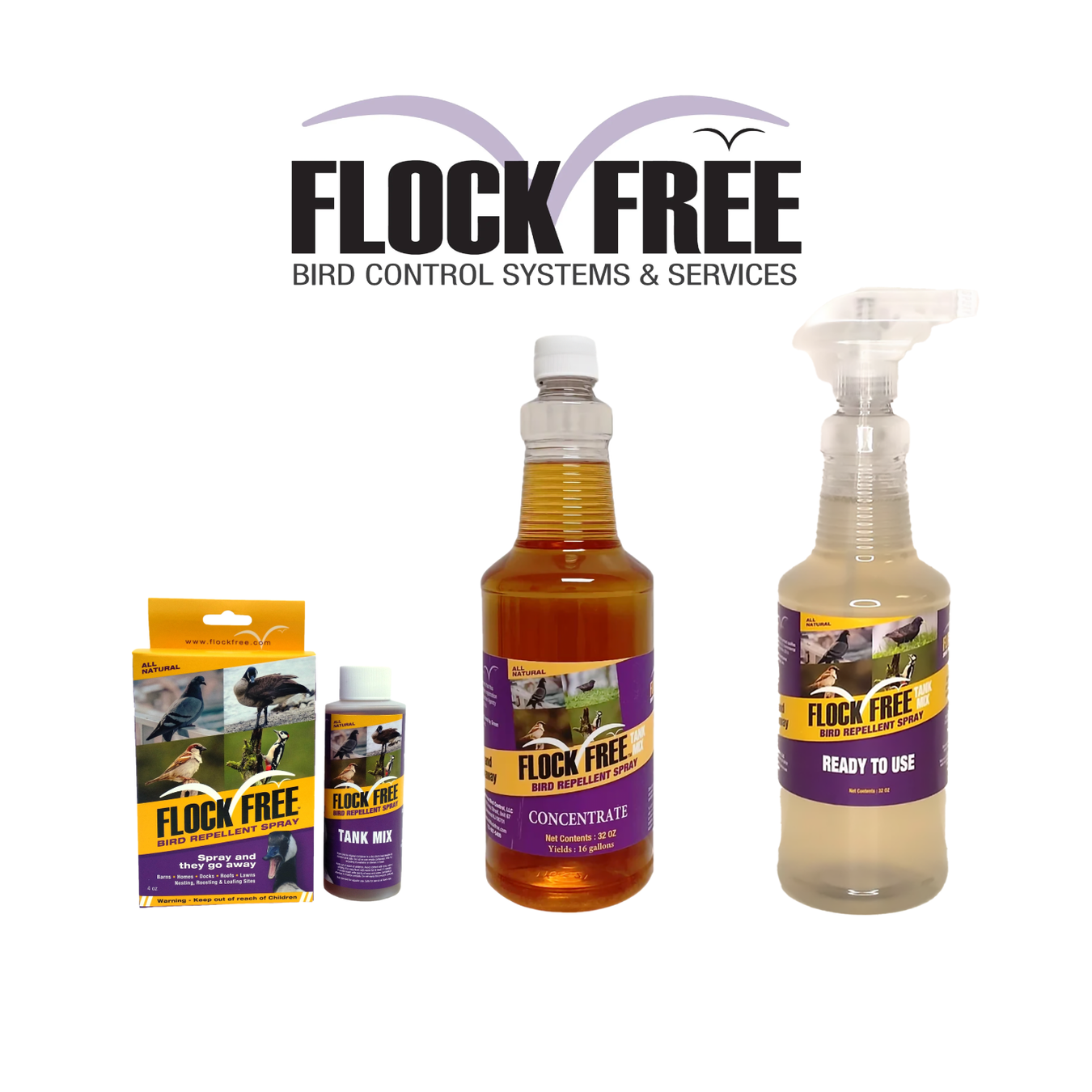 Flock Free Bird Repellent Spray