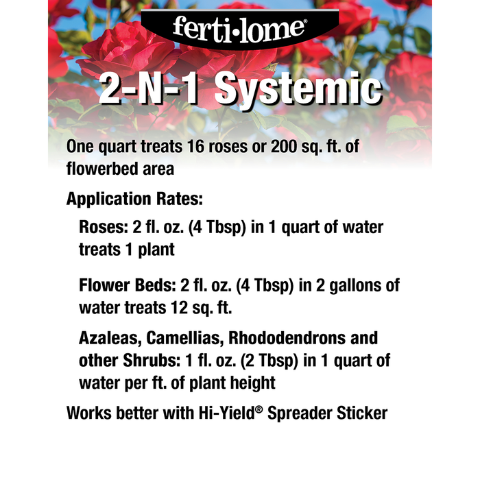 Ferti-lome 2-N-1 Systemic Insecticide and Disease Protection