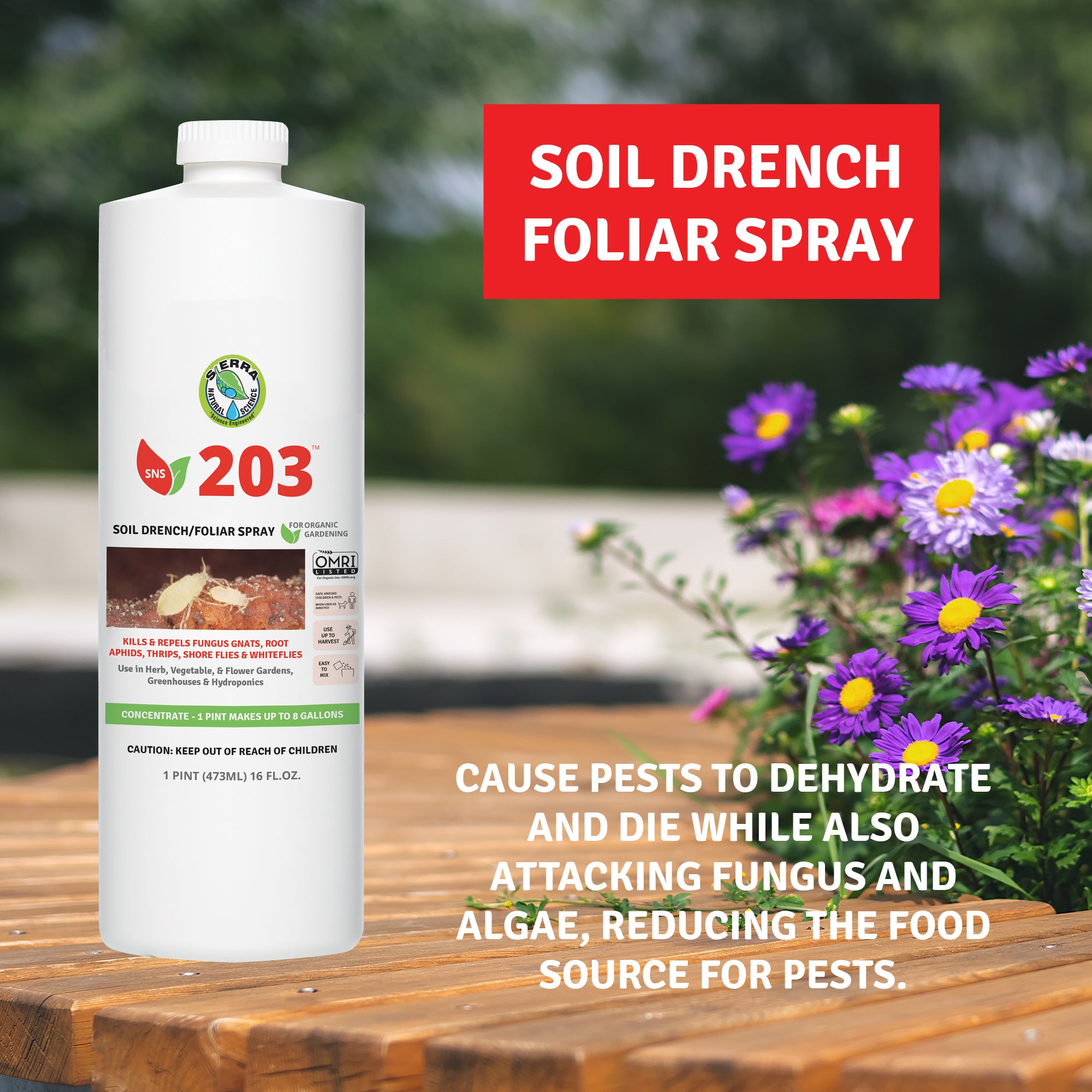 203 Soil Drench/Foliar Spray - OMRI Listed