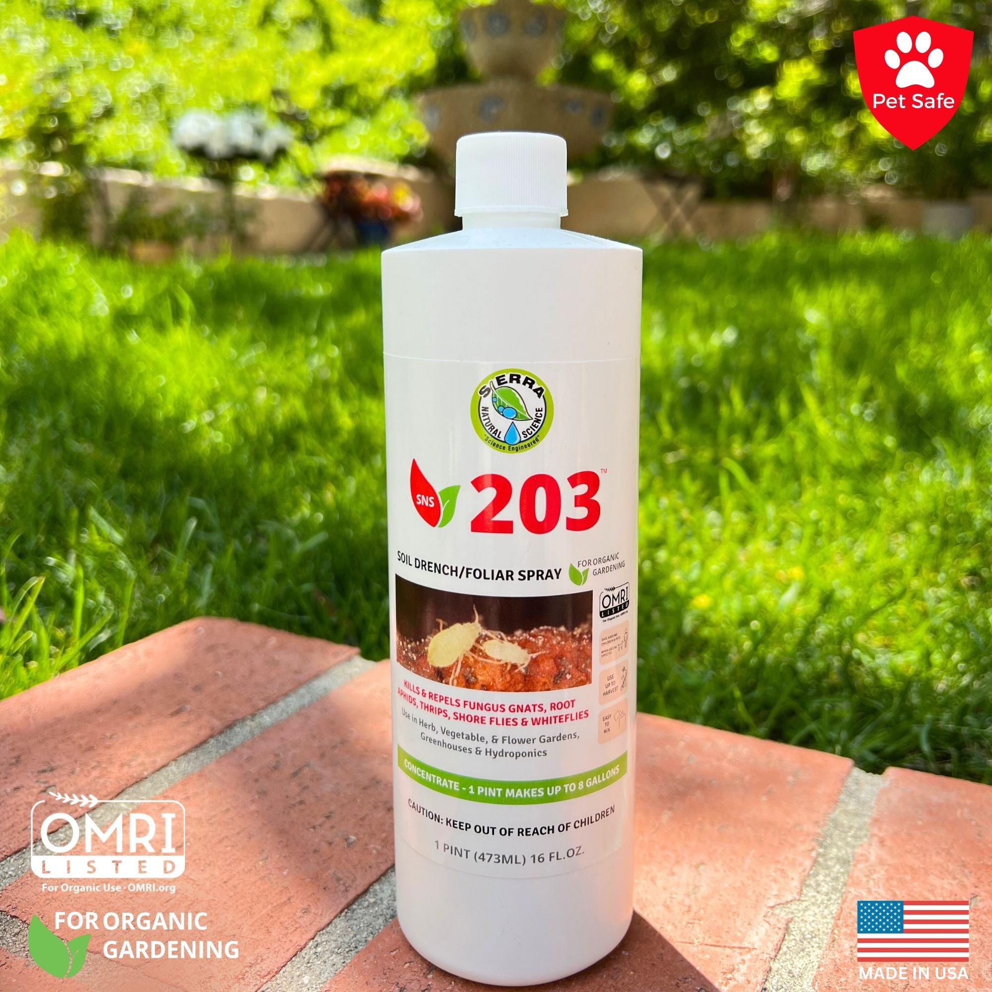 203 Soil Drench/Foliar Spray - OMRI Listed