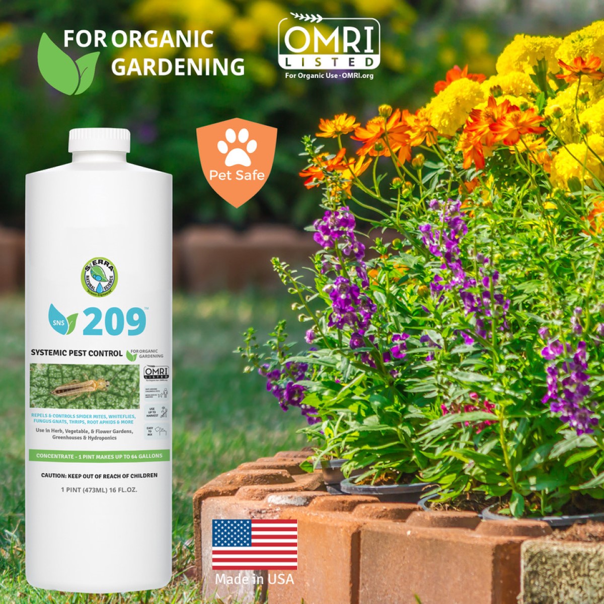 209 Systemic Pest Control - OMRI Listed