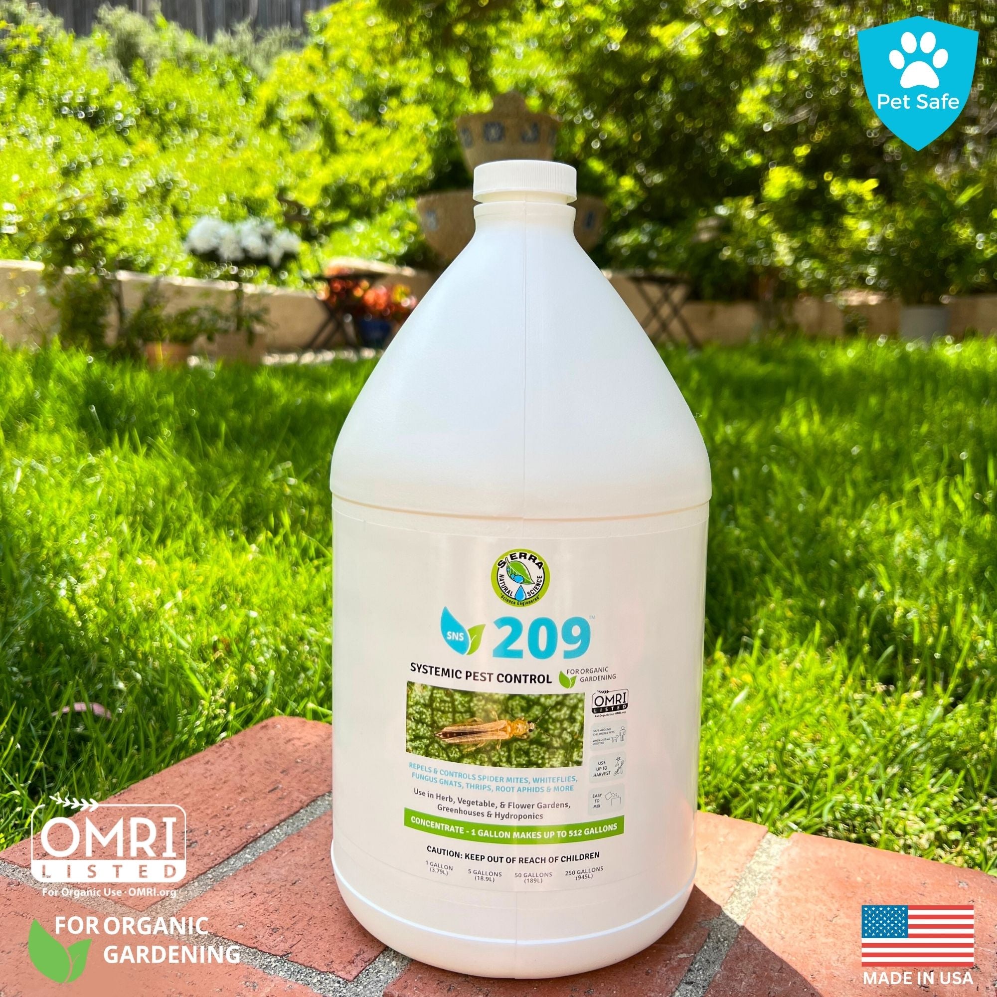 209 Systemic Pest Control - OMRI Listed