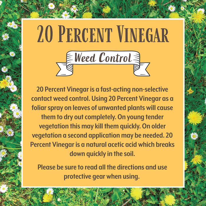 20% Vinegar Weed Control