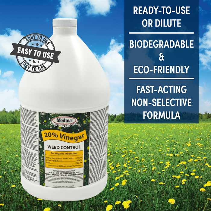 20% Vinegar Weed Control