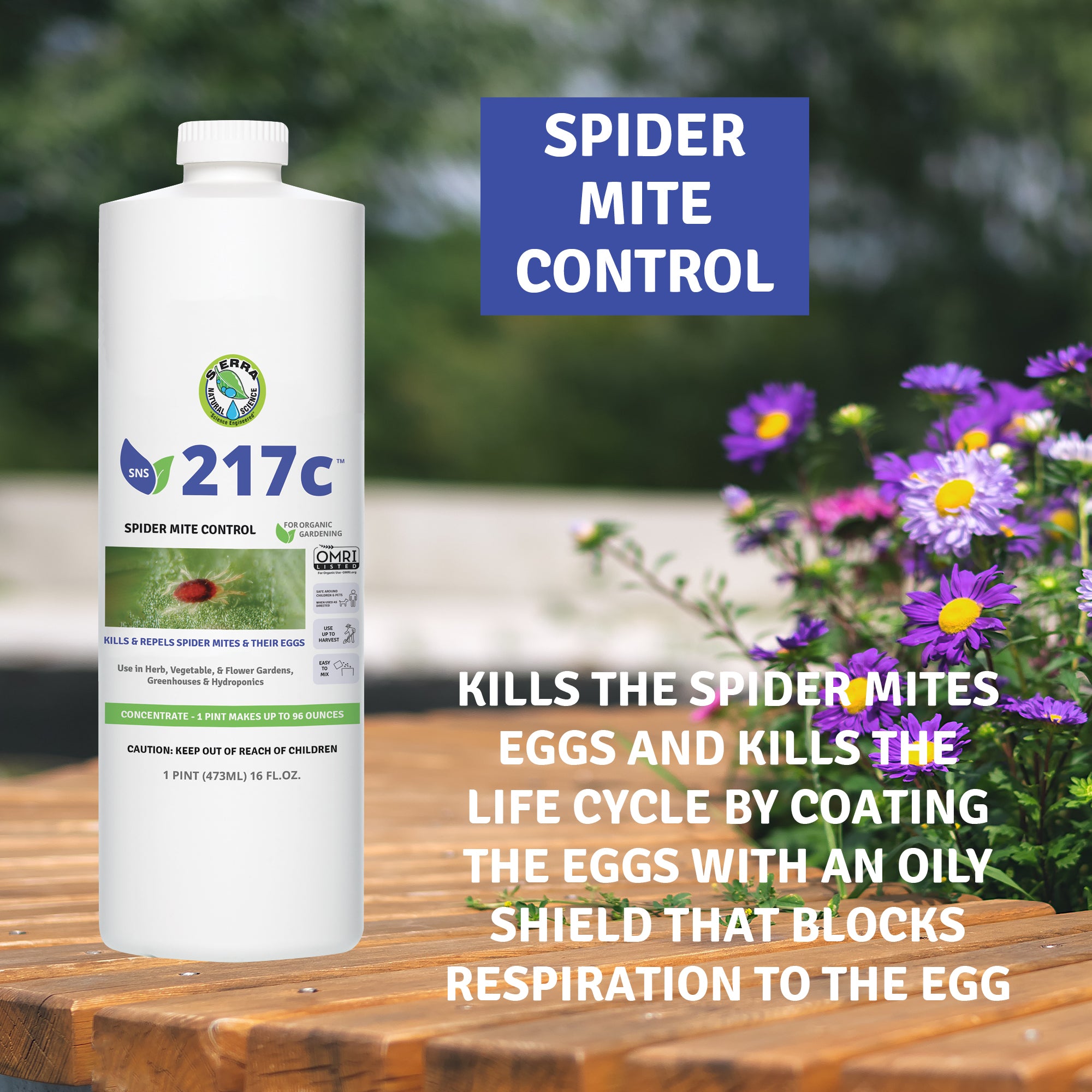 217C Spider Mite Control Concentrate - OMRI Listed