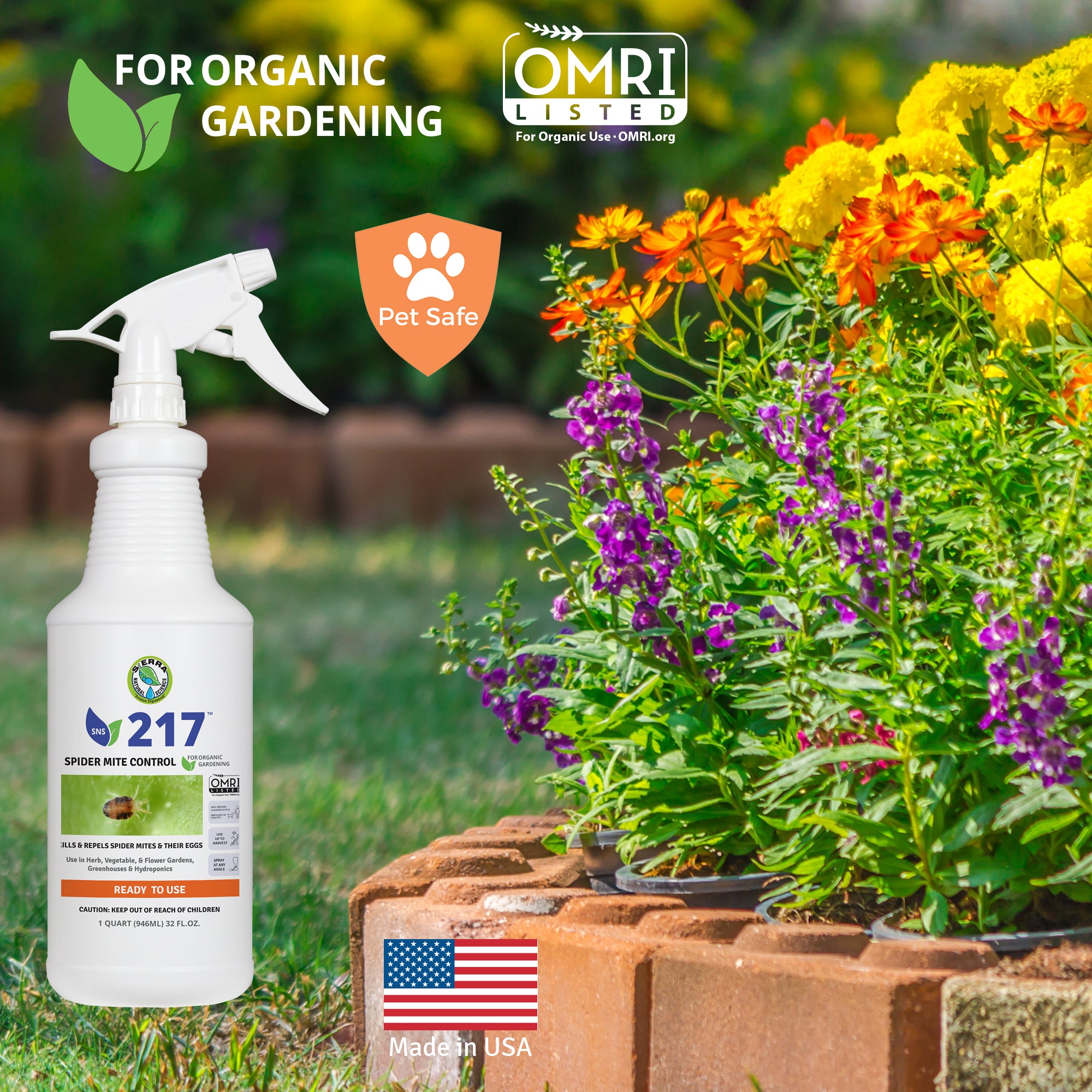 217 Spider Mite Control Ready-To-Use Formula - OMRI Listed