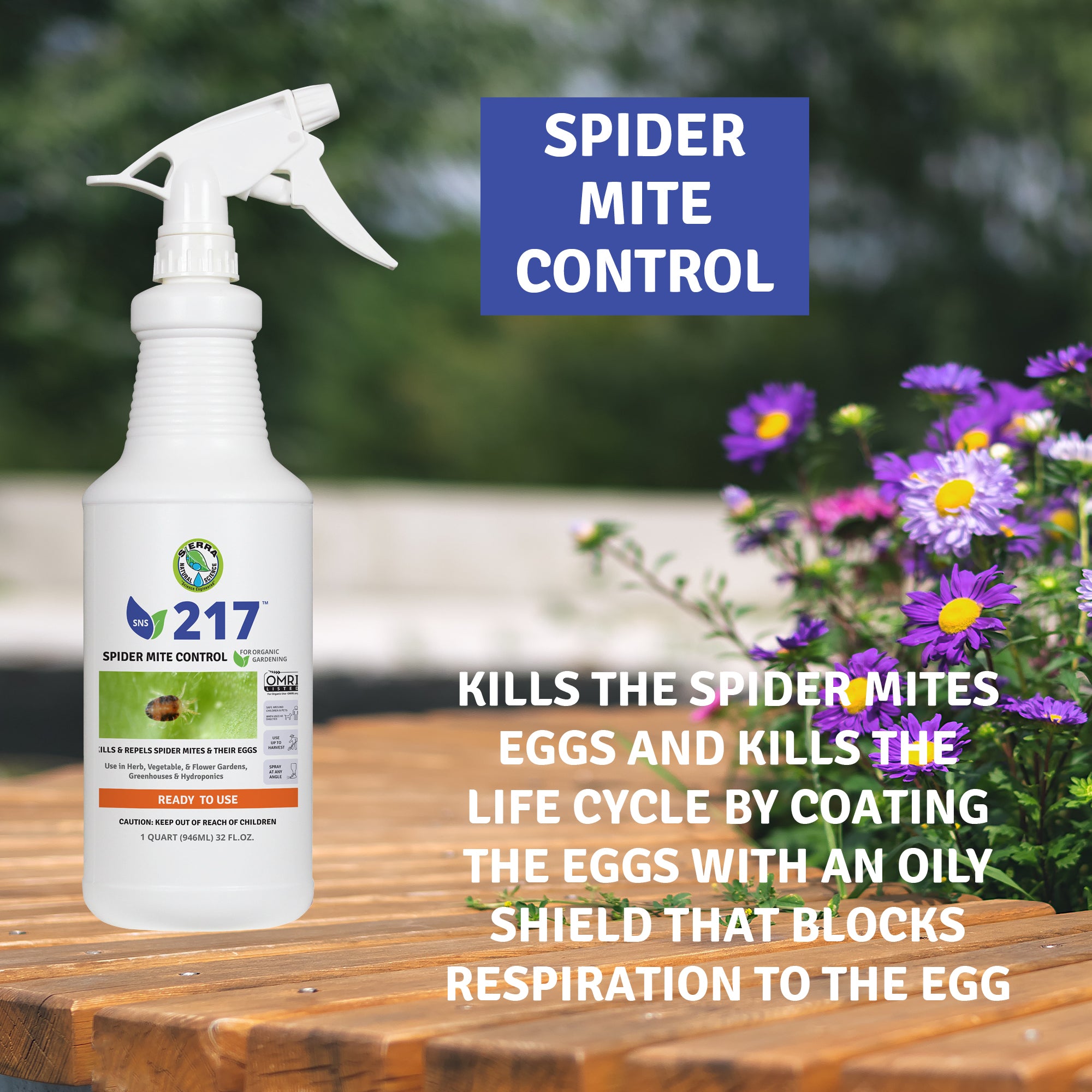 217 Spider Mite Control Ready-To-Use Formula - OMRI Listed