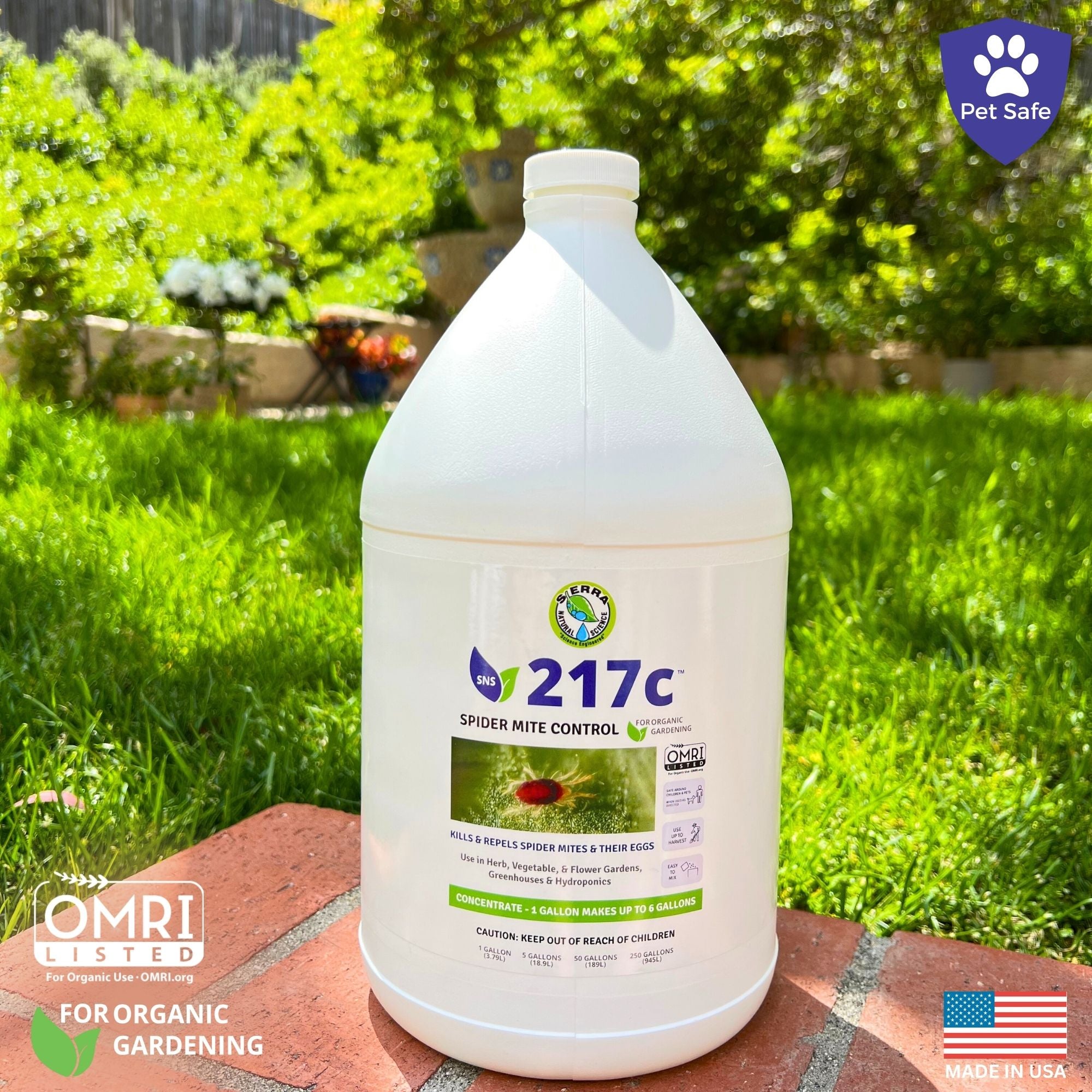 217C Spider Mite Control Concentrate - OMRI Listed