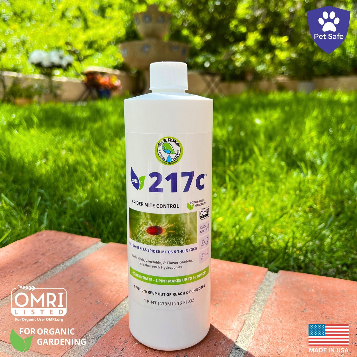 spider mite killer for plants SNS 217C Mite Control Concentrate 1 Gallon
