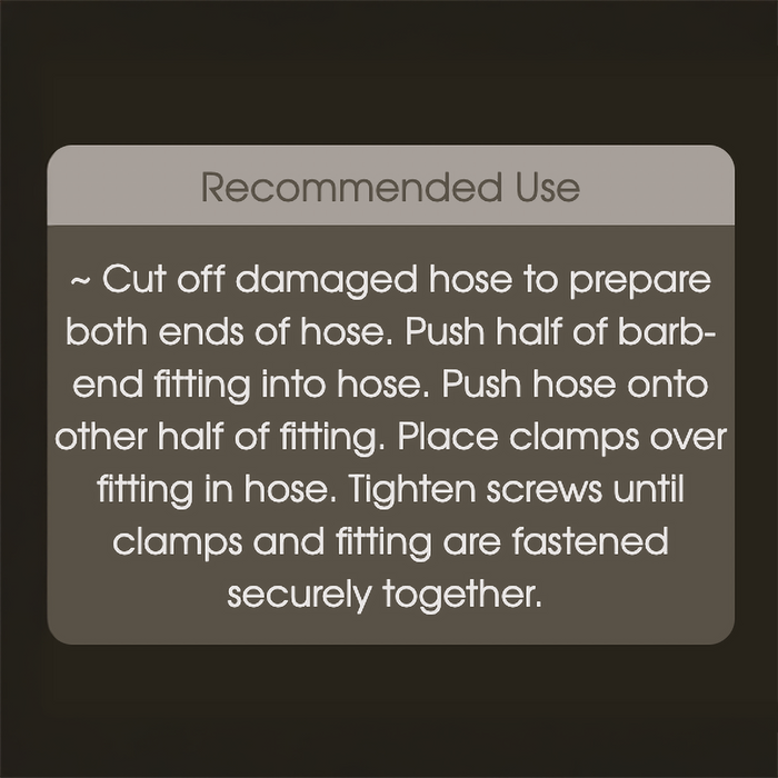 5/8" Metal Hose Splice Set