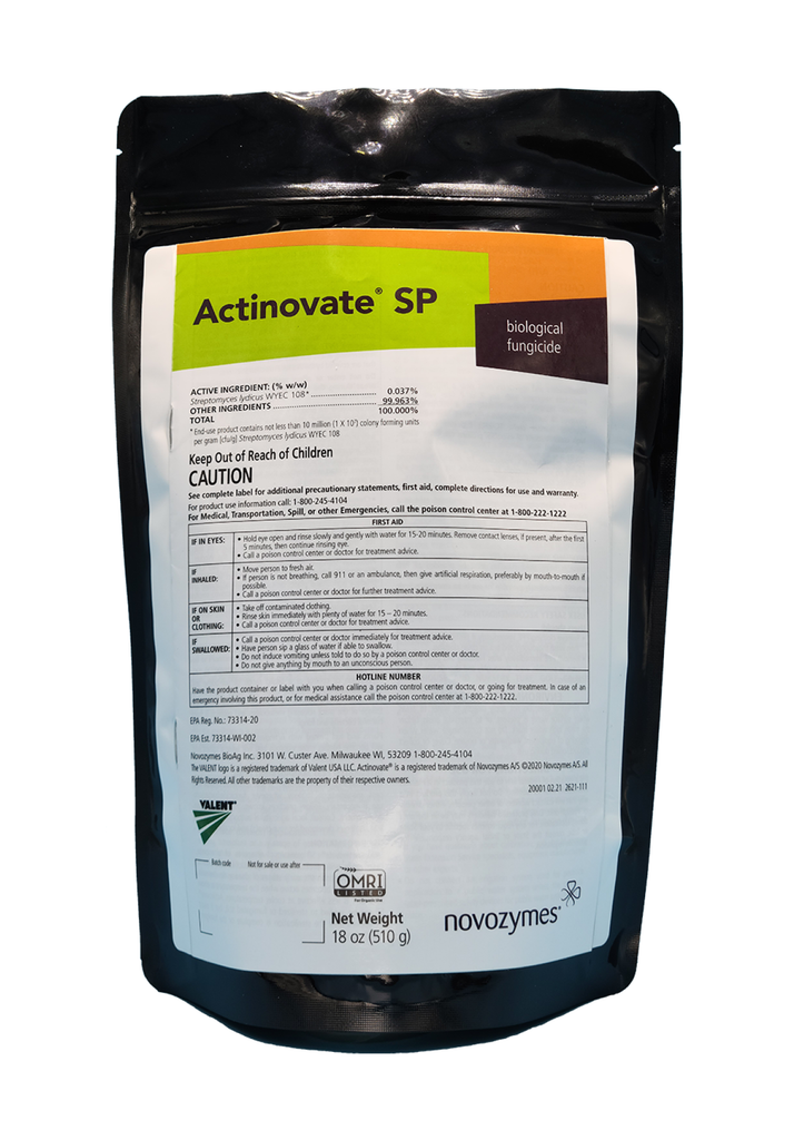 Actinovate AG Biological Fungicide By Novozymes – 18 Oz, OMRI Listed, EPA Reg 73314-20