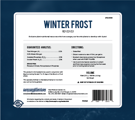 Winter Frost Ripening Solution