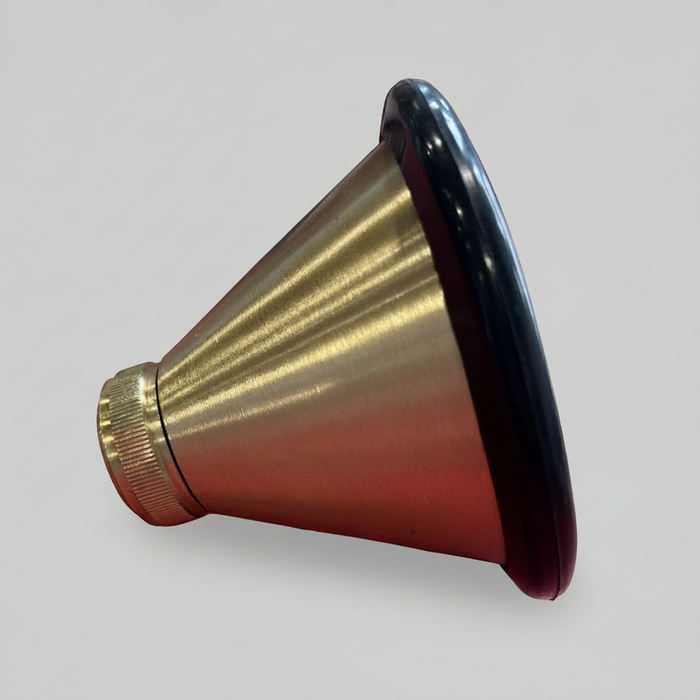 Dramm Brass Rose 4" Water Breaker Nozzle with Adapter and Protective Ring