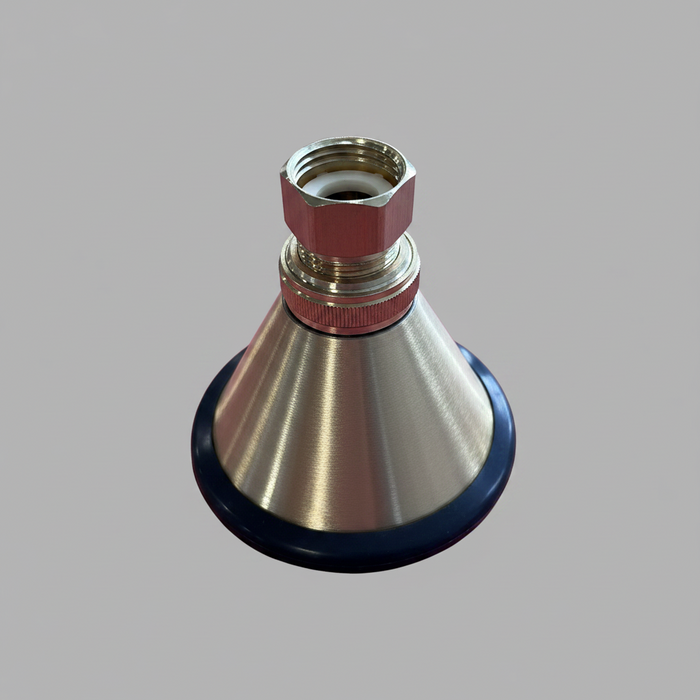 Dramm Brass Rose 4" Water Breaker Nozzle with Adapter and Protective Ring