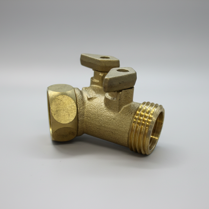 Dramm Brass Twin Shut-Off Valve