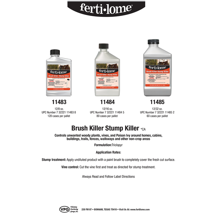 Ferti-lome Brush Killer Stump Killer