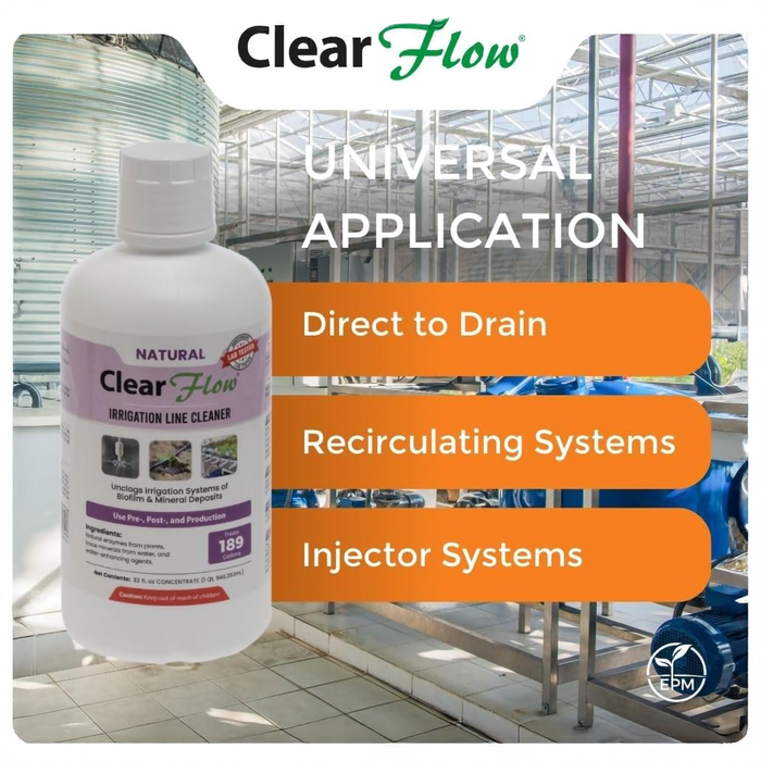 Clear Flow Irrigation Line Cleaner