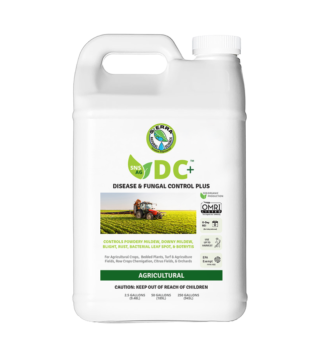 DC+ AG Disease & Fungal Control - OMRI Listed - 2.5 Gallons