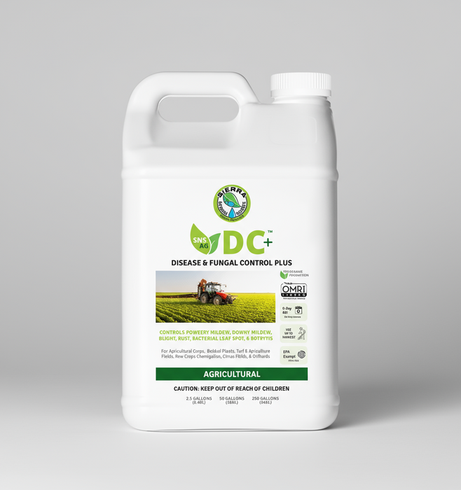 DC+ AG Disease & Fungal Control - OMRI Listed - 2.5 Gallons