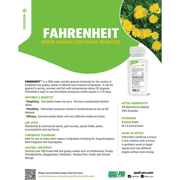 QP Fahrenheit Herbicide