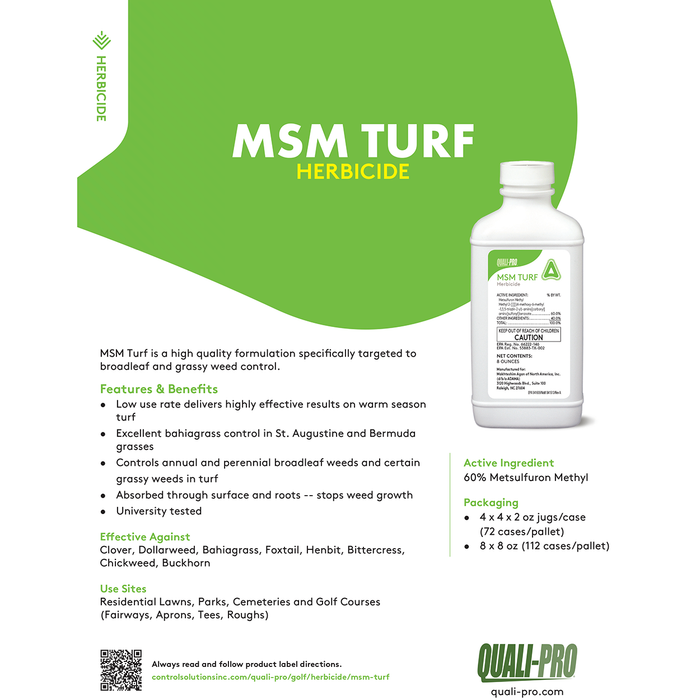 stadium turf herbicide MSM Turf Herbicide