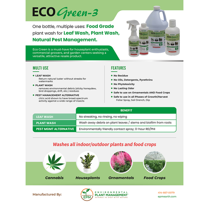 Eco Green-3 Plant Wash