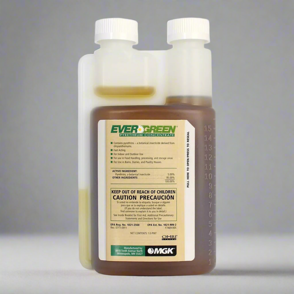 safer pyrethrin & insecticidal soap concentrate label Evergreen Pyrethrum Concentrate-16 oz
