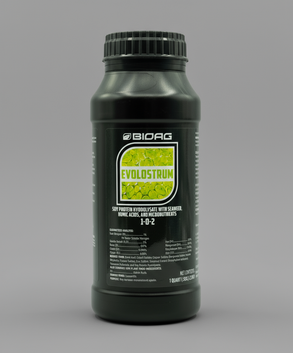 Evolostrum - Soy Protein Hydrolysate, Seaweed, Humic Acid & Micronutrients - OMRI Listed