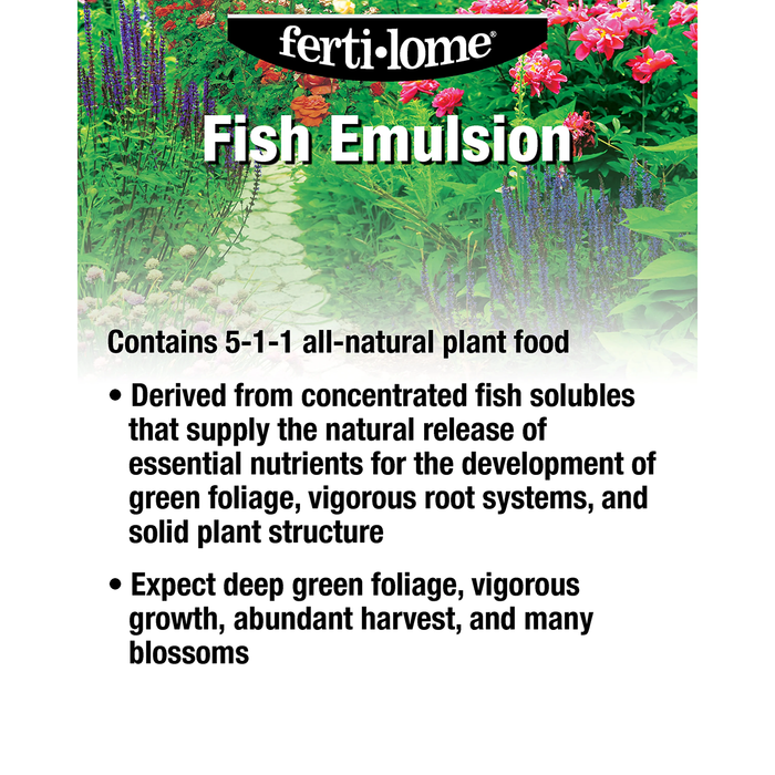 Ferti-lome Fish Emulsion Fertilizer 5-1-1