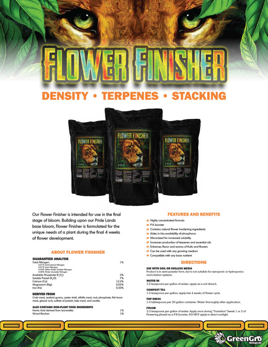 Flower Finisher - Fertilizer for Final Stages of Flower Growth