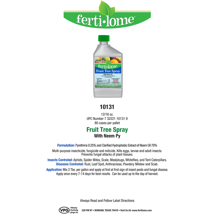 Ferti-lome Fruit Tree Spray With Neem Py