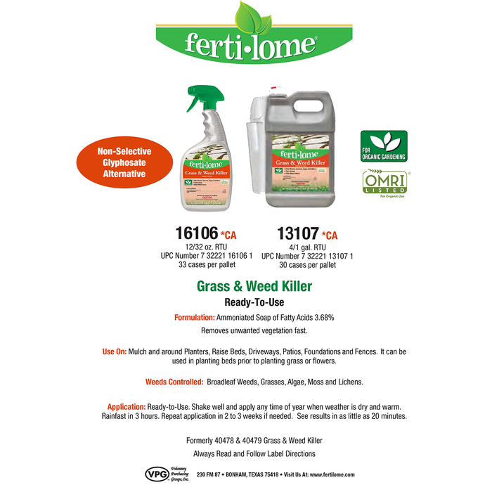 Ferti-lome Grass & Weed Killer RTU