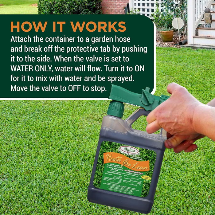 hasta gro plant fertilizer HastaGro 12-4-8 Liquid Lawn Food — HomeandGardenSupply.com