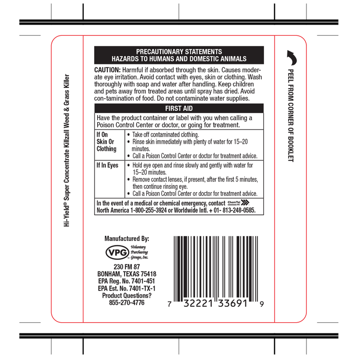 Hi-Yield KillzAll Weed & Grass Killer Super Concentrate