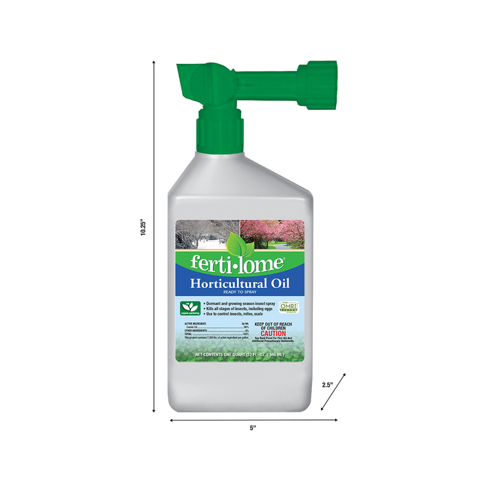 Ferti-lome Horticultural Oil RTS Natural Insecticide - OMRI Listed