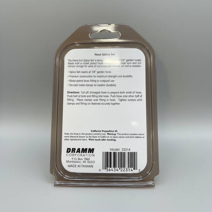 5/8" Metal Hose Splice Set