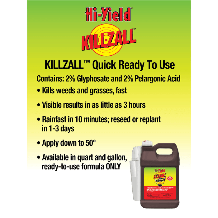 Hi-Yield Killzall Quick RTU Non-Selective Post-Emergent Systemic Weed Control