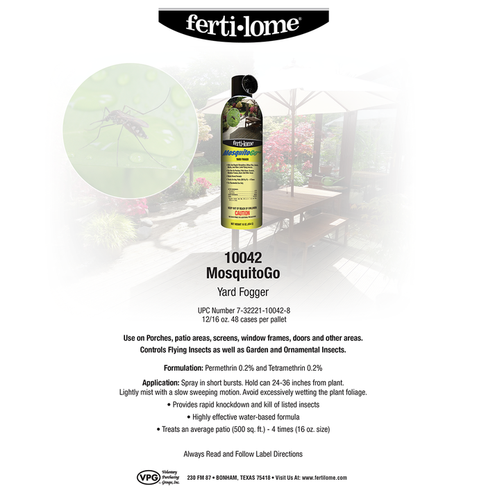Ferti-lome MosquitoGo Yard Fogger