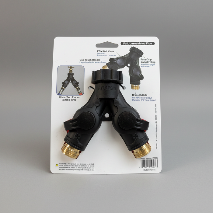 OneTouch Twin High Flow Shut-Off Valve