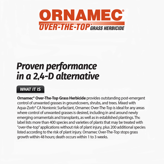 Ornamec Over-The-Top Grass Herbicide