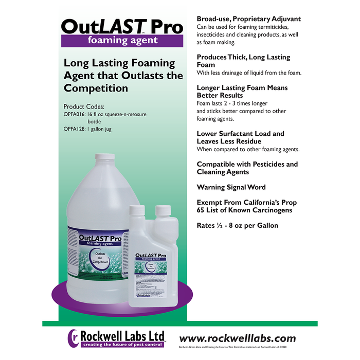 OutLAST Pro Foaming Agent