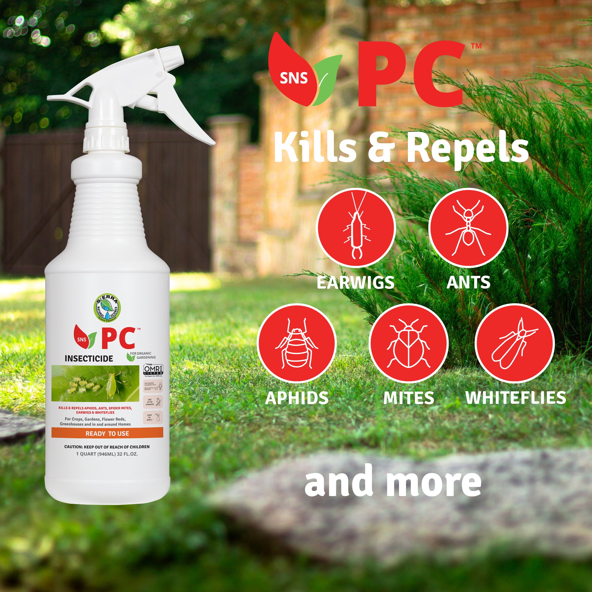 PC Insecticide RTU- OMRI Listed