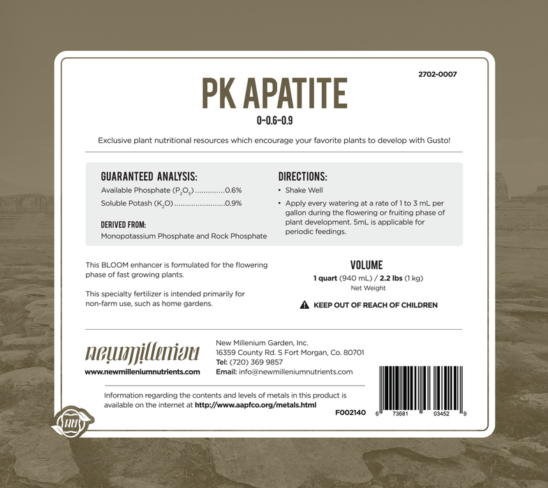 PK Apatite Bloom & Fruit Supplement