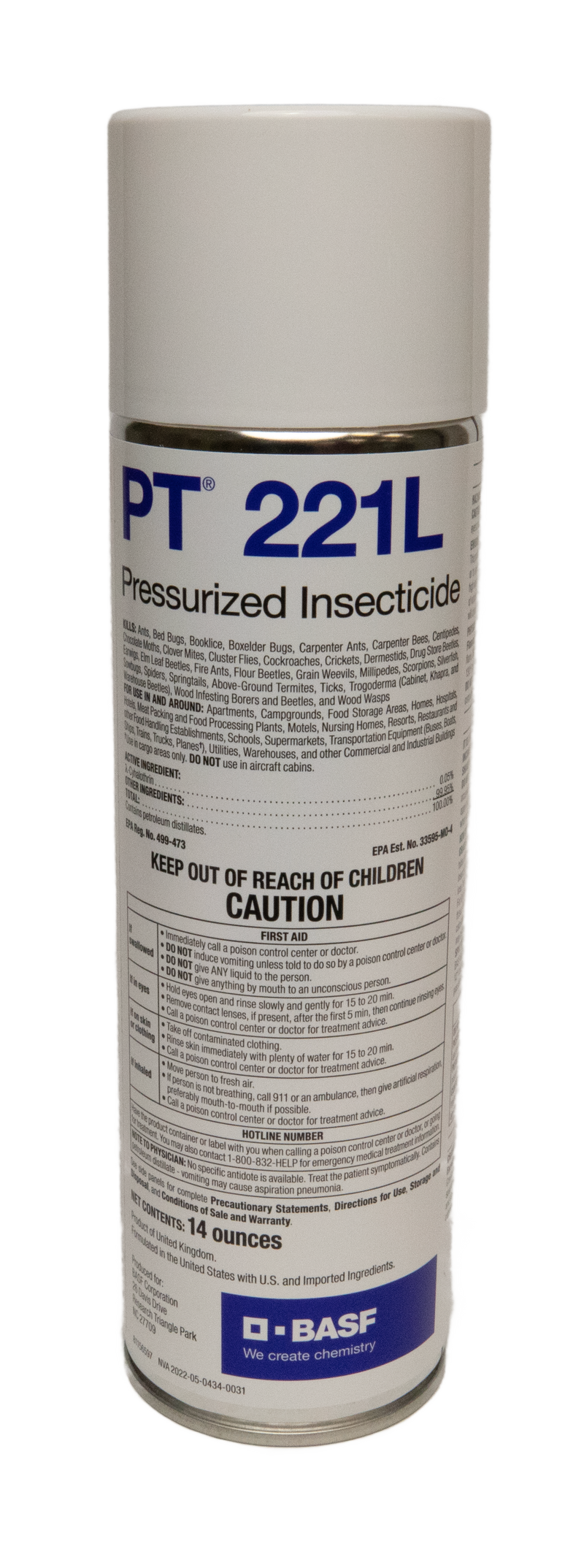 PT 221L Pressurized Insecticide