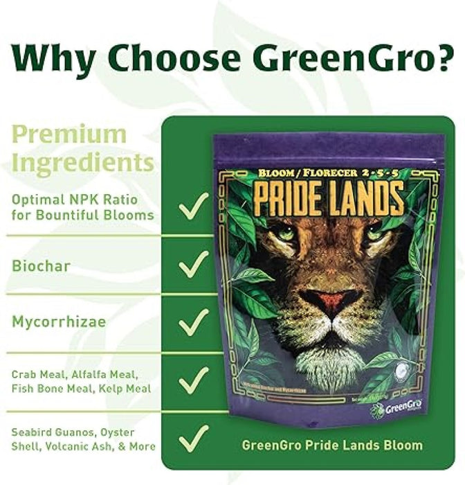 Pride Lands Bloom 2-5.5-5.5 All-Natural Fertilizer