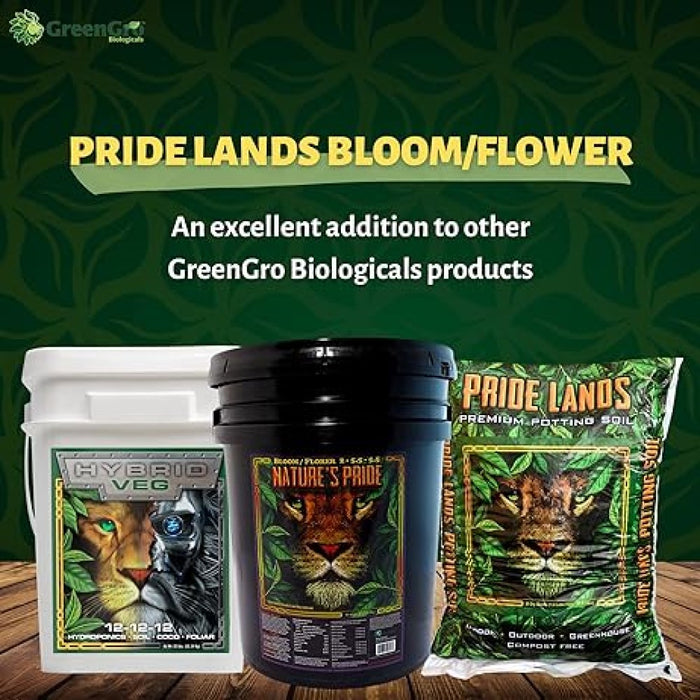Pride Lands Bloom 2-5.5-5.5 All-Natural Fertilizer