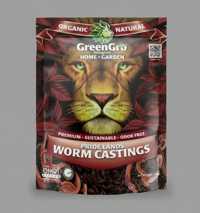 Pride Lands Worm Castings - OMRI Listed