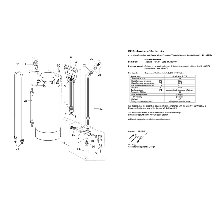 Profi-Star 5 Compression Sprayer