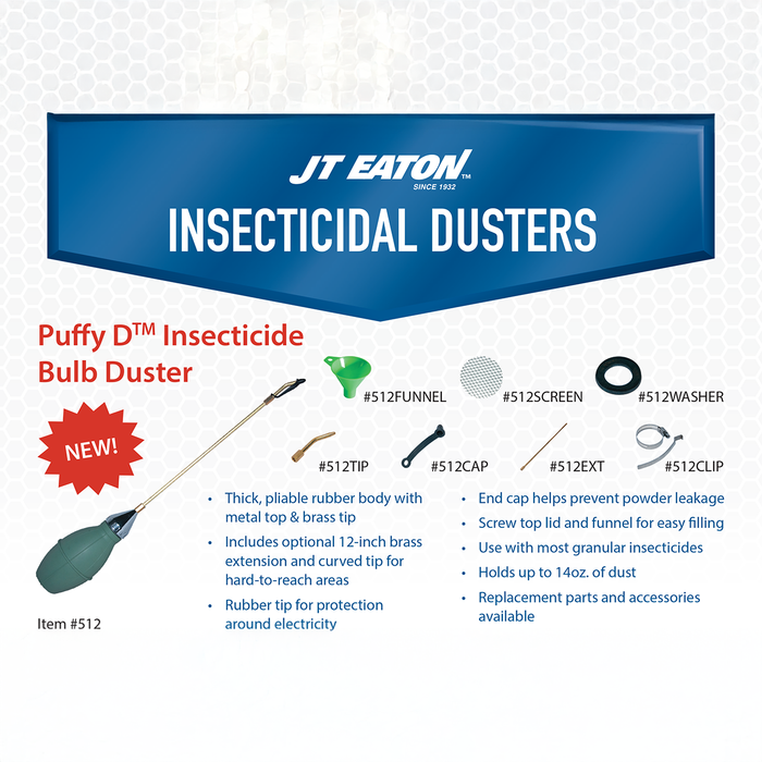 Puffy-D Inseciticide Bulb Duster (512)
