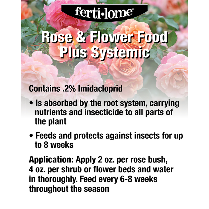 Ferti-lome Rose and Flower Food Plus Systemic 14-12-11